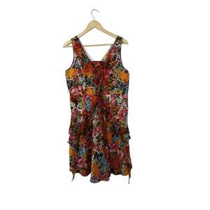 Sundance 10P Petite 10 Havana Silk Dress Lined Sleeveless Lined Womens